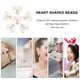 thumbnail image 2 of WORGEOUS 300 unids Heart Spacer Beads Jewelry Crafting Beads Plastic Love Enforma Encantos, 2 of 8