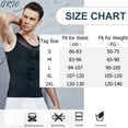 thumbnail image 2 of QRIC Compression Shirts for Men Undershirts Slimming Body Shaper Waist Trainer Tank Top Vest with Zipper, 2 of 6