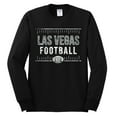 thumbnail image 2 of Las Vegas LAV Hometown City Football Fan Pride Sports Mens Long Sleeve Shirt, Black, X-Large, 2 of 3