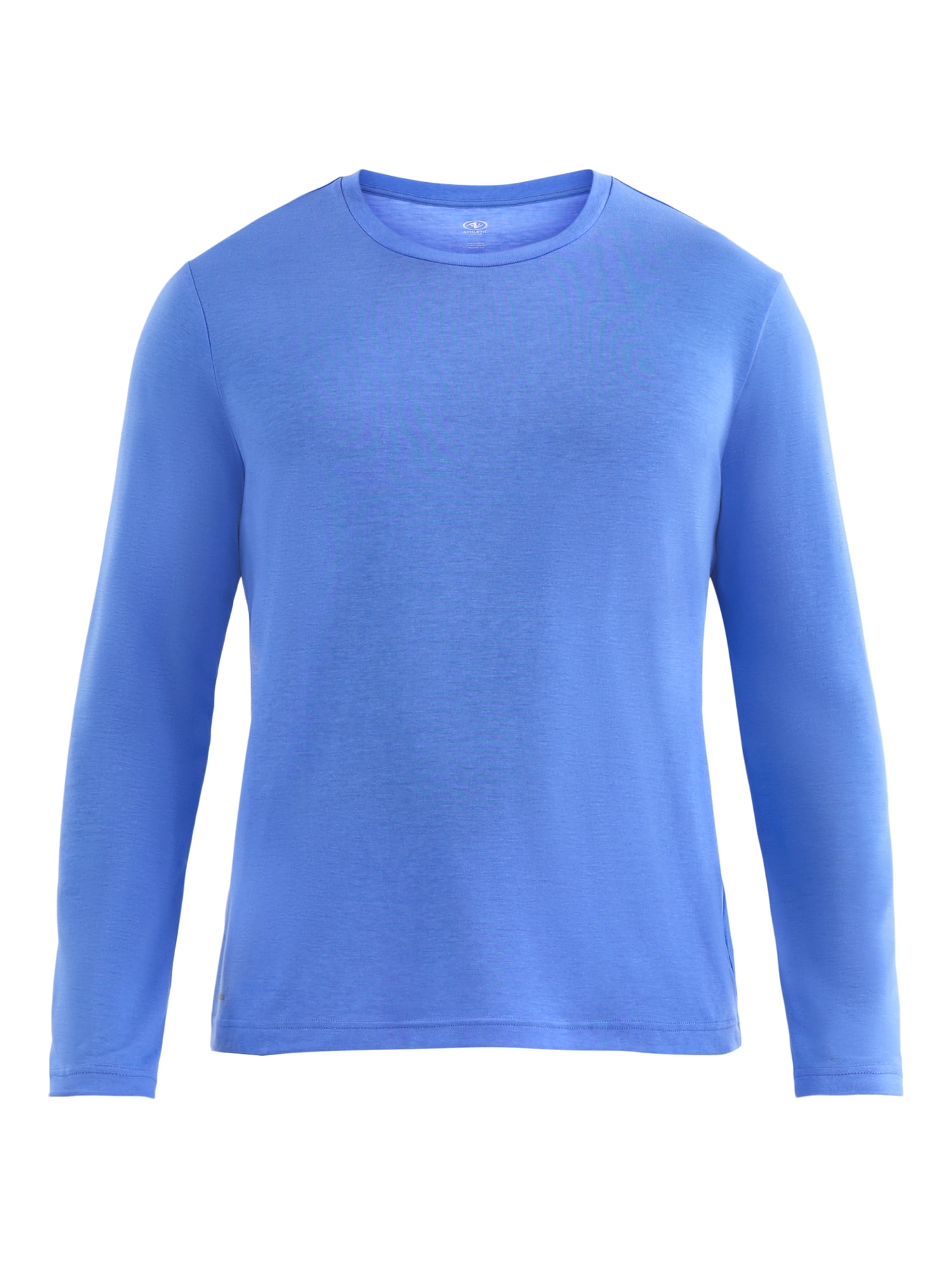 Athletic Works Men's and Big & Tall Men's Tri-Blend Tee with Long Sleeves, Sizes XS-4XLT