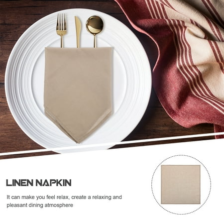 

Yuangui Napkins Dinner Linen Cloth Table Napkin Fabric Cotton Washable Party Wedding Placemats Dining Mats Placemat Coasters
