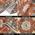 thumbnail image 3 of Boho Kitchen Rug Sets 3 Piece with Runner Non Slip Kitchen Rugs and Mats Washable Kitchen Mats for Floor Thick Kitchen Floor Mat Carpet Runner Rugs for Hallway Laundry Holiday Decor, 3 of 6