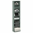 thumbnail image 2 of Furinno JAYA 8-Tier Narrow AdJUSTable Media Shelves Sage Green, 2 of 6