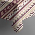 thumbnail image 6 of Brown Ethnic Stripe Pattern Rectangle Tablecloth 60"x102",Waterproof Polyester Rectangle Table Cloth, Wipeable Spillproof Polyester Tablecloth for Dining, Camping, Indoor and Outdoor, 6 of 6