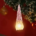 thumbnail image 5 of Kmdttou Solar Lights Outdoor Decorations Christmas Gnomes With Light Hanging Shiny Christmas Gnome Ornaments Plush Santa Dolls With Hanging Rope For Christmas Tree Decorations With Batterry, 5 of 8