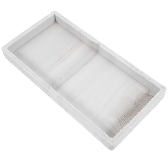 MOVTOTOP Bathroom Counter Tray 1 Set Silicone Tray for Makeup Organizer and Perfume Organization
