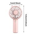 thumbnail image 3 of Leeye Portable Handheld Fan USB Rechargeable Mini Personal Cooling Fan 5 Speeds Brushless Motor Quiet Desk Fan for Travel Office Home, Green, 3 of 6