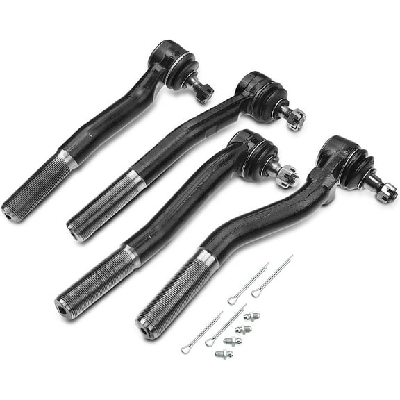 A-Premium 4PCS Lower & Upper Outer Steering Tie Rod End Compatible with Jeep Grand Cherokee 1999-2004 4.0L 4.7L Replace# ES3474 ES3473 ES3475 ES3472