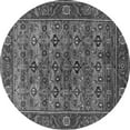 thumbnail image 1 of Ahgly Company Indoor Round Oriental Gray Industrial Area Rugs, 3' Round, 1 of 4