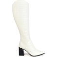thumbnail image 2 of Journee Signature Womens Laila Leather Tall Knee-High Boots, 2 of 2