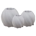 thumbnail image 1 of moldes geométricos para velas cilíndricas, moldes de silicona 3D, moldes para velas con forma de onda irregular y torsión., 1 of 4