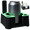 (C) Black + Green Glow, variant on MugBrick Portable Silicone Cup Holder for Desk, Couch, Bed. Dishwasher Safe, Non-Spill Drink Holder for Office, Desktop, Sofa. Black