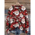 thumbnail image 3 of Suéter de punto feo de Navidad para cosplay, dibujo de perro, gato, Papá Noel, tatuaje de manga larga, impresión 3D, jersey de invierno, estilo Harajuku, informal, 3 of 5