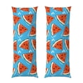 thumbnail image 1 of Fotbe Cartoon Watermelon Funda para Almohada Corporal con Diseño, Funda de Microfibra Ultrasuave de 20x54 Pulgadas, Ropa de Cama Elegante, 1 of 7