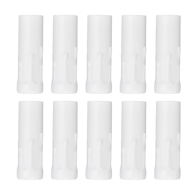 Candle Lamp Holder Tube, Candle Holder Sleeve Electroplating Process For Lighting DIY White