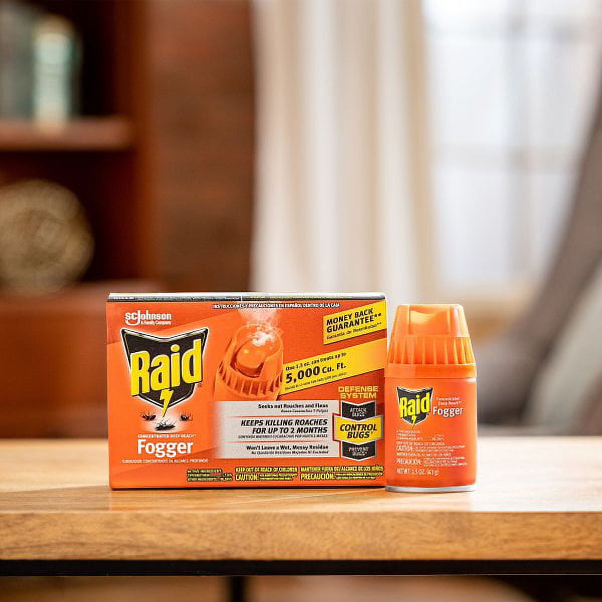 Raid Concentrated Deep Reach Fogger, 1.5 oz, 3 Cans, Pack of 2 – Kills Roaches, Ants, and Spiders