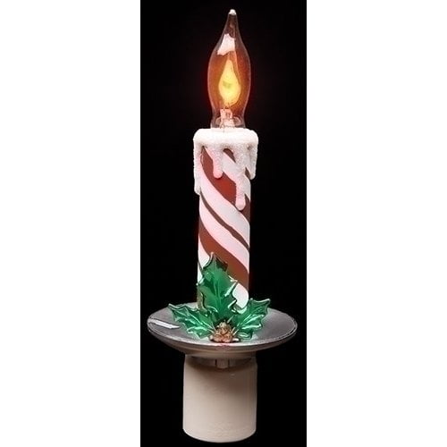 Northlight Seasonal Candy Cane Striped Candle Decorative Christmas