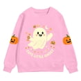 thumbnail image 5 of Xyant Toddler Girls Halloween Shirt Long Sleeve Boo Shirt Little Kids Ghost SweaSweatshirt Cute Retro Tee Tops,Size 2-3 Years, 5 of 6