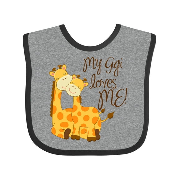 Inktastic My Gigi Loves Me Boys or Girls Baby Bib