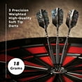 thumbnail image 6 of Viper Black Magic Soft Tip Dart Set, 10 Knurled Rings, 18 Grams, 6 of 6