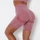 thumbnail image 4 of Gibobby Falda Shorts Mujer Mallas sin costuras para mujer, mallas para el trasero, pantalones cortos de Yoga para gimnasio(Vino, S), 4 of 5