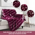 thumbnail image 3 of I Love You Mom Gift Blanket - Gifts for Mom - Birthday Gifts for Women - Unique Mom Gifts from Daughter or Son for Valentines Day, Birthday, Mothers Day, Christmas - Soft Throw 50"x60" (Merlot Red), 3 of 6