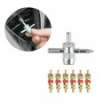 thumbnail image 4 of Reemplazo de válvula de neumático para bicicleta pieza central de vástago Ehuebsd para coche camión motocicleta herramientas de reparación removedor de núcleo 79cs, 4 of 8
