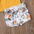 thumbnail image 3 of Newborn Kids Baby Girl Summer Clothes Ruffle Tops Floral Pants Outfits, 3 of 4