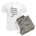 thumbnail image 6 of CafePress - German Shorthaired Pointer Mo Men's Light Pajamas - Men's Light Loose Fit Cotton Pajama Set, 6 of 7