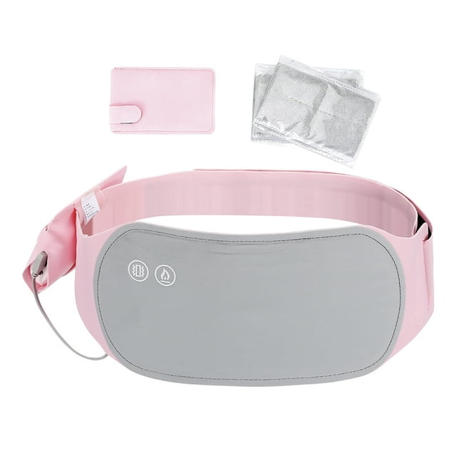 Portable Heating Pad Graphene Heating Therapy Washable Far Infrared USB Warming Waist Belt with 3 Temperature Settings for Menstrual Cramps and