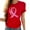 Red, variant on Sexlip Breast Cancer Shirts for Women Pink Ribbon Shirt Cancer Awareness T-Shirt Crew Neck Casual Short Sleeve Tops Tees White XL