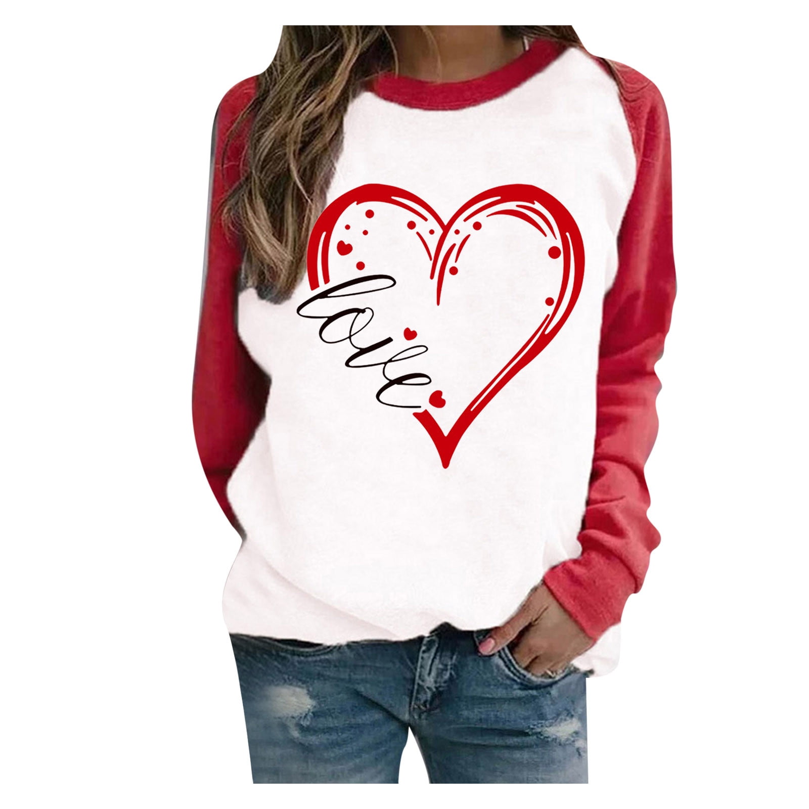 Neck Hoodie Shirt Pullover Tops 