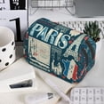 thumbnail image 7 of Sikiie France and Paris Print Flip Double-layer Pencil Case, All-purpose Stationery Bag for Study and Office, Zipper Design, Unisex, 7 of 7