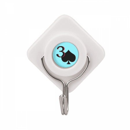 

Peace Jupiter Spade 3 Poker Adhesive Wall Hooks Hanging Self Sticky