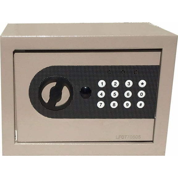 AbleHome Electronic Lock Wall Safe Steel Gray
