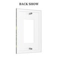 thumbnail image 4 of Kll Green Branch Olive Wall Plate,Gloss Finish,Standard Size 1 - 5" X 3", Polycarbonate Thermoplastic,Electric Receptacle Plug Covers, 4 of 8