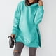 thumbnail image 4 of Puntoco mujeres Casual manga larga suelta sólido bolsillo cuello redondo medio y largo tops sudaderas con capucha blusa de mujer Puntoco Puntoco-403, 4 of 8
