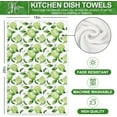 thumbnail image 2 of Lemon Kitchen Towel Watercolor Green Lime Dish Towels 18 x 26 Inch Hand Drying Tea Towel for Cooking Baking Cleaning, 2Pcs, 2 of 6
