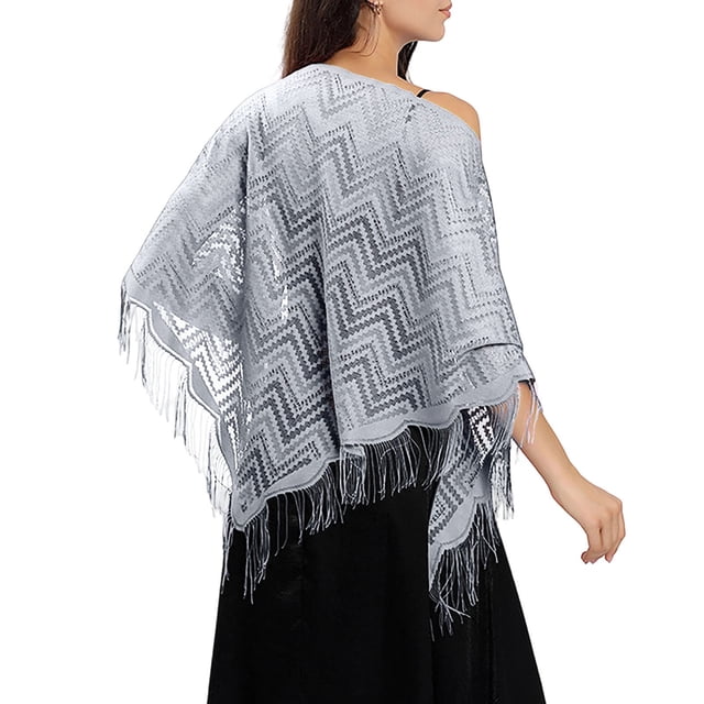 Châle en Dentelle Élégant pour Robe de Soirée de Mariage et Fête Formelle, Accessoire Léger Polyvalent
