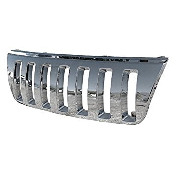 - Spec-D Tuning HG-GKEE99CVTH2 Jeep Grand Cherokee Laredo Limited Chrome Vertical Front Grill Grille