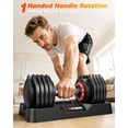 thumbnail image 2 of Mancuernas ajustables Rendpas 5 en 1 de 2 a 11 kg con agarre de acero, 2 of 9