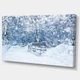thumbnail image 2 of City Covered with Snow - Landscape Canvas Art Print, 2 of 4