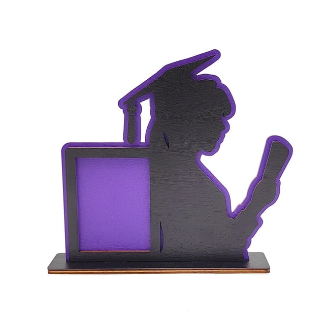 Cadre Photo en Bois pour Décoration de Bureau de Collation des Grades et de Rentrée