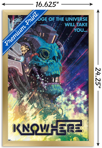 Marvel: Hero Lands - Knowhere Wall Poster, 14.725" x 22.375" Framed