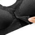 thumbnail image 3 of SHTXOZHI Womens Front Closure Seamless Bra Push Up Padded Bra No Underwire Everyday Bra, 3 of 4