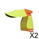 thumbnail image 1 of 2 Protectores De Cuello Para Casco De Seguridad, De Ala Ancha, Transpirables, Para Actividades Al Aire Libre, Color Verde, 1 of 8