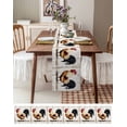 thumbnail image 3 of Red Retro Rooster Table Runner 72 Inches, Farmhouse Vintage Animals Bed Runner Dresser Scarves Tabletop for Indoor Outdoor Parties/Ceremony/Banquet, 18" x 72", 3 of 8