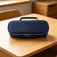 thumbnail image 5 of Pencil Case with Combination Lock, 8.66X3.93X2.76" Large Capacity Pen Pouch with Handle, Portable Stationery Storage Organizer, Zippered Tool Bag, Fabric Carry Case for Office, Travel And Daily Use, 5 of 7