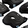 thumbnail image 4 of Rodilleras Protectoras Soledad para Deportes de Invierno negro y azul S, 4 of 7