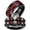 Black/Red, variant on Red Matching Ring Couple Rings White Gold Plated 1CT CZ Women Wedding Ring Sets Female Ring